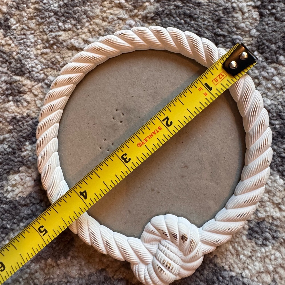 White Rope Knot Picture Frame - Picture 4 of 5